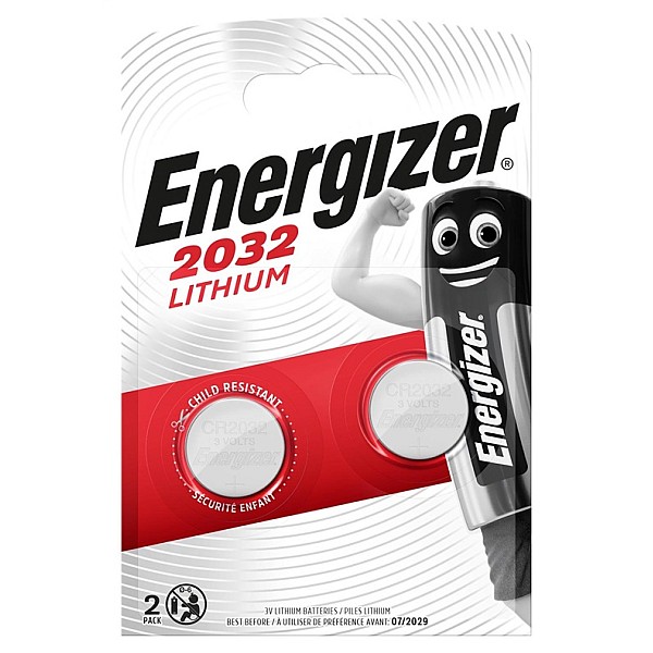 LITIJA BATERIJAS ENERGIZER CR2032 3V B2 235 mAh