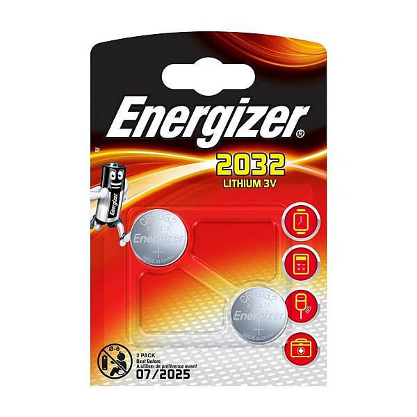 LITIJA BATERIJAS ENERGIZER CR2032 3V B2 235 mAh