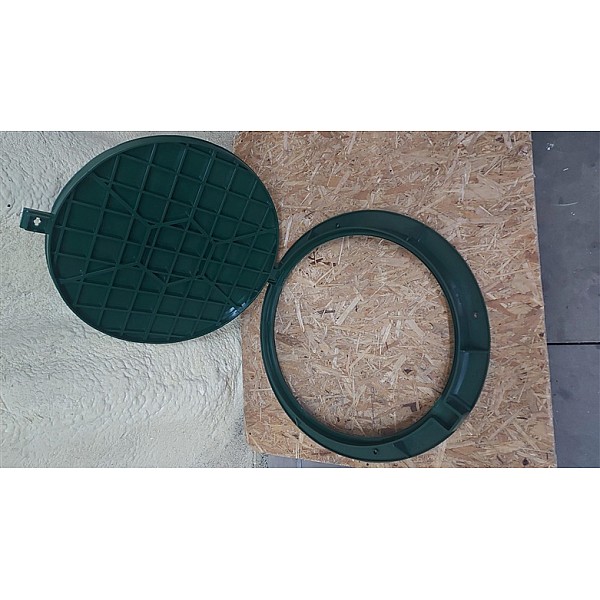 GARDEN SEWERAGE COVER 780PE-G A15 GREEN