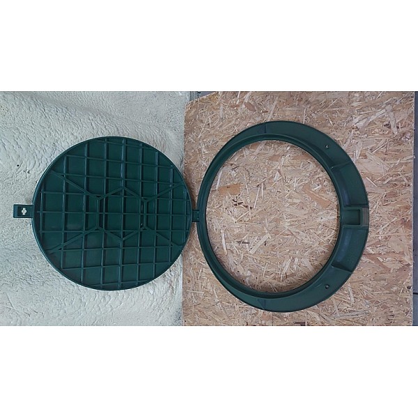 GARDEN SEWERAGE COVER 780PE-G A15 GREEN