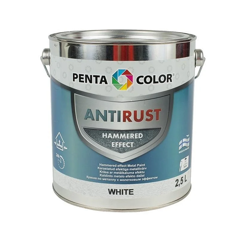 PAINT PENTAC ANTIRUST HAMMERED WHT 2.5L PAINT PENTAC ANTIRUST HAMMERED WHT 2.5L