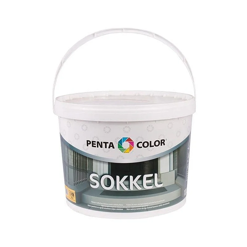 Fasado dažų bazė Pentacolor Sokkel. emulsiniai. 10 l