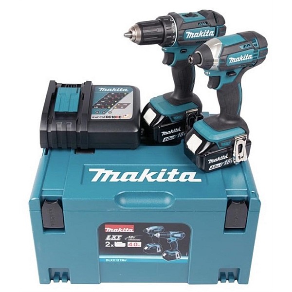 COMBOKIT 18V DLX2127MJ 2X4.0AH MAKITA