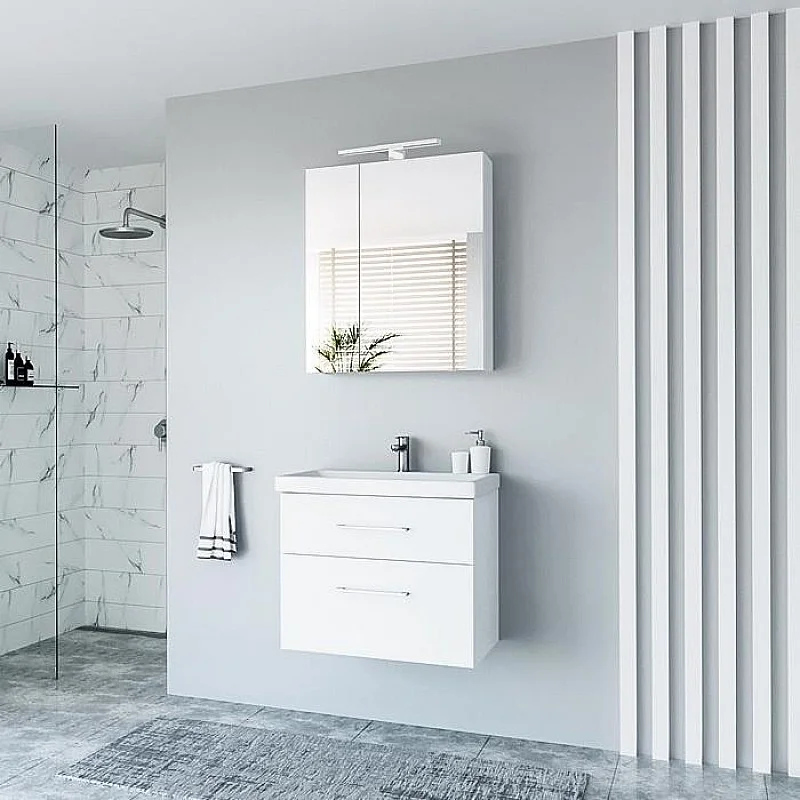 SPOGUĻSKAPĪTIS RIVA SV61-2 BALTS SPOGUĻSKAPĪTIS RIVA SV61-2 BALTS