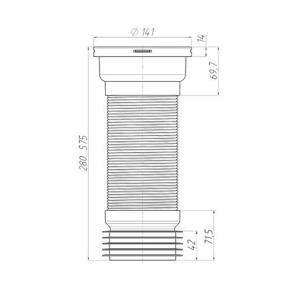 PAGARINĀTĀJS WC LOKANAIS K928EU lokans m (ANIPLAST)