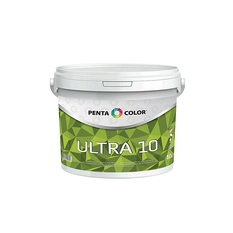 EMUL PAINT PENTACOLOR ULTRA 10 WHITE 10L EMUL PAINT PENTACOLOR ULTRA 10 WHITE 10L