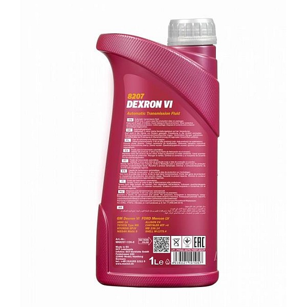 ENGINE OIL MANNOL ATF DEXR VI AUT PAVAR