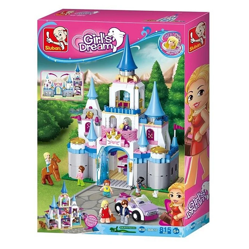 BLOCKS SLUBAN GIRLS DREAM CASTLE 815 PC