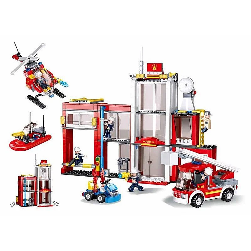 BLOCKS SLUBAN FIRE STATION 612 PCS