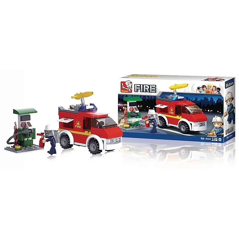 BLOCKS SLUBAN FIRE STATION 136 PCS