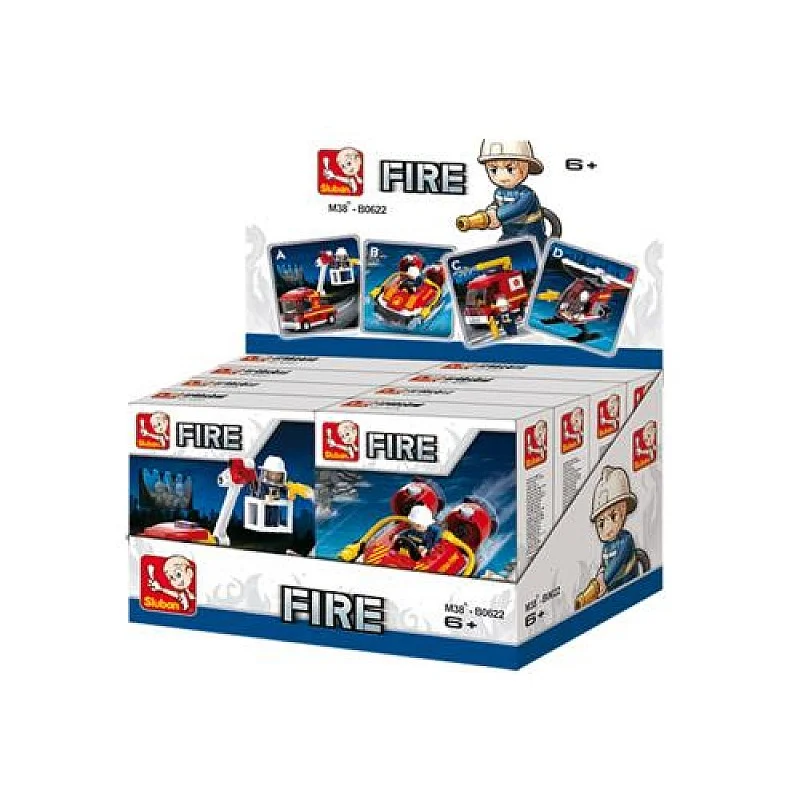 BLOCKS SLUBAN FIRE MIX M38-B0622