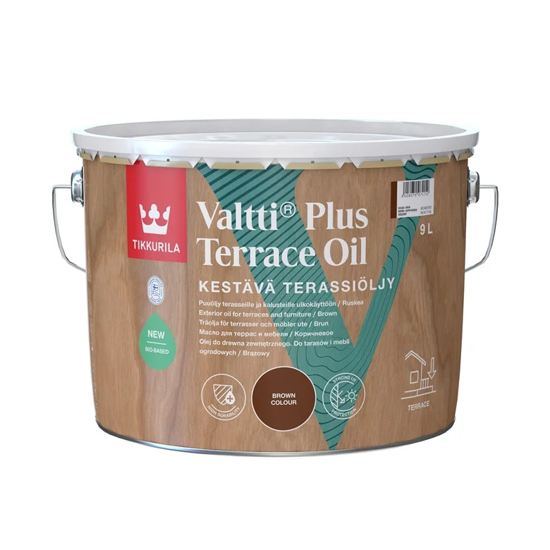 VALTTI PLUS TERRACE OIL 9L BROWN