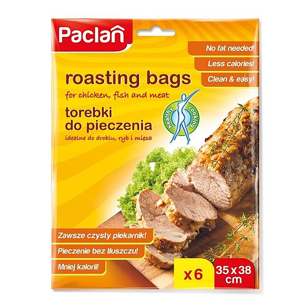 BAKING BAGS 0.35X038M 6PCS WITH CLIPS BO