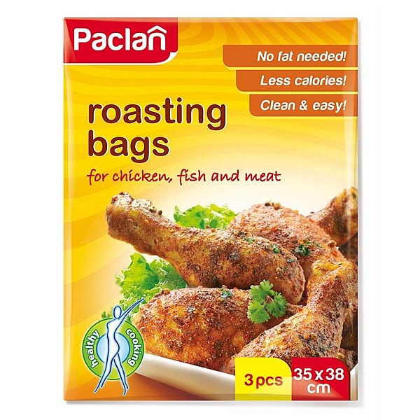 BAKING BAGS 0.35X038M 6PCS WITH CLIPS BO