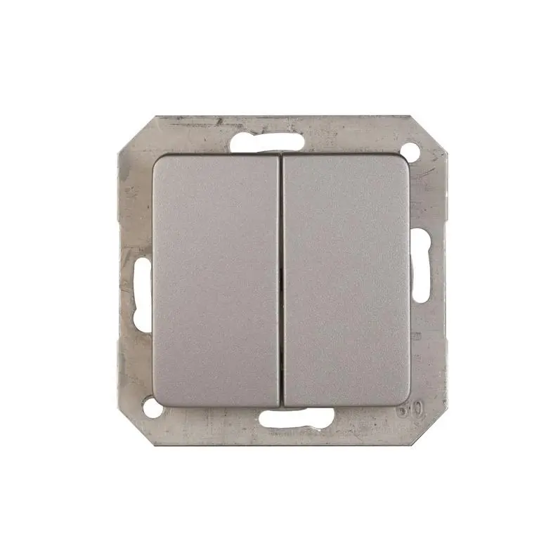 TWO GANGS TWO W SWITCH METP(6+6)10-020