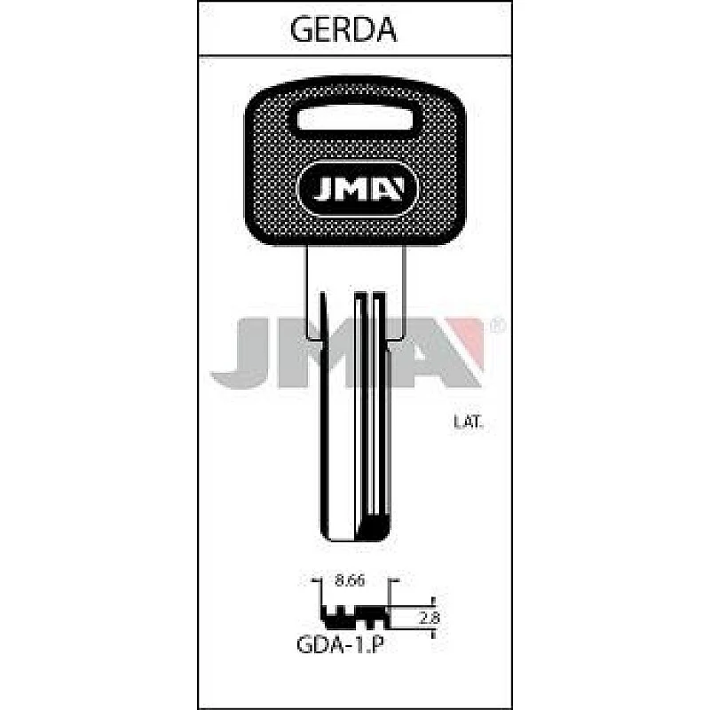 BLANK KEYS GDA-1.P BLANK KEYS GDA-1.P