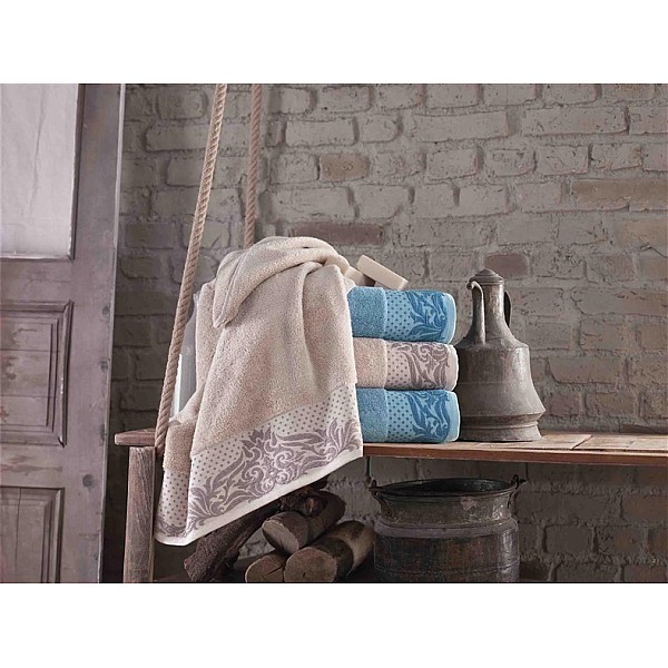 TOWEL 70X140 NATALIE CREAM