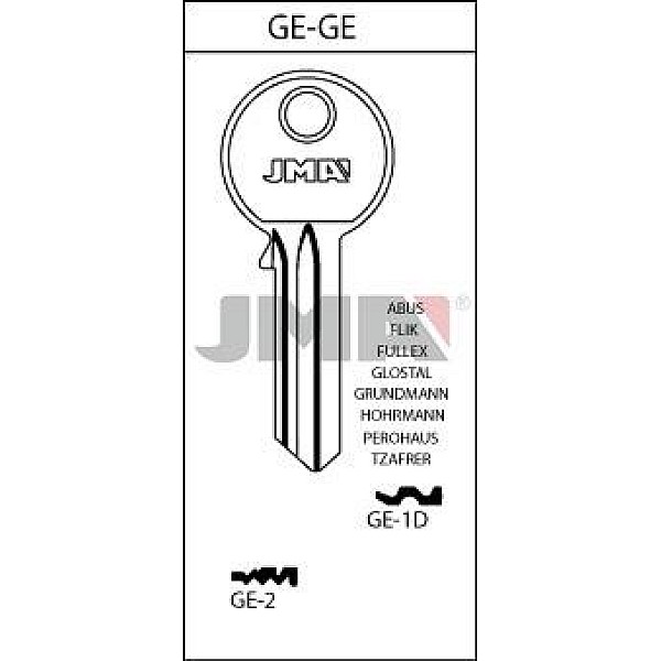 BLANK KEY GE-1D