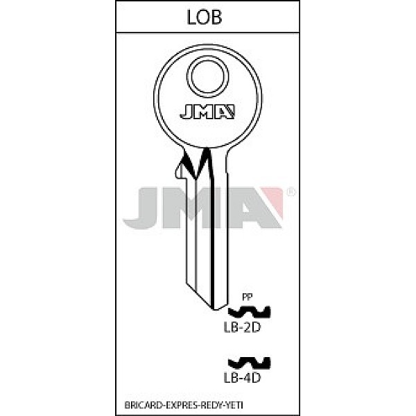 BLANK KEY LB-4D