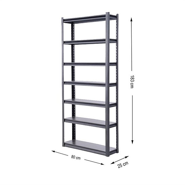 STORAGE SHELF 183X80X25CM 50KG