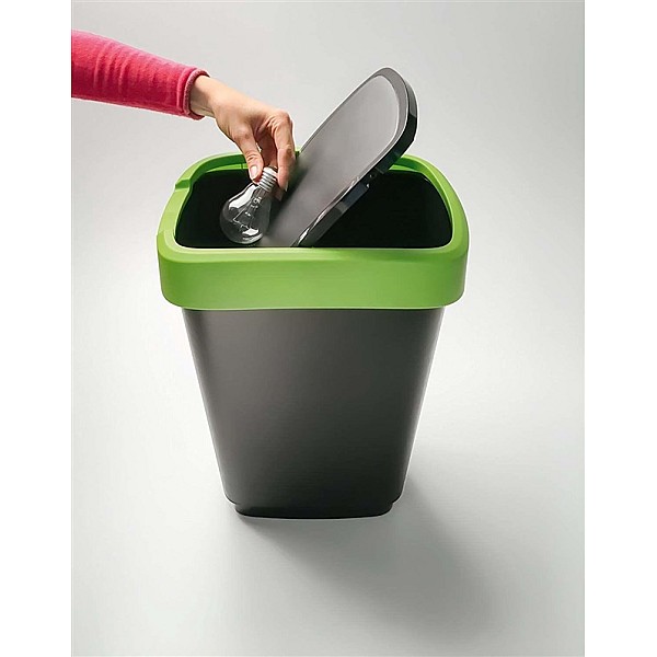 SWING BIN 50 L TWIST DARK SILVER 1754508