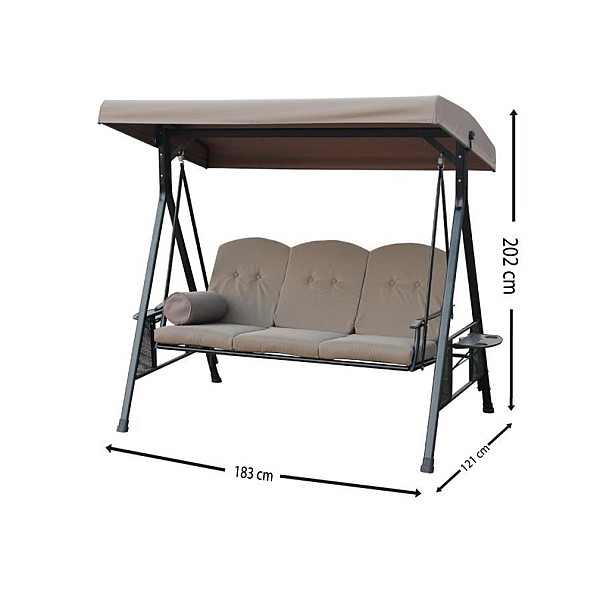 3 SEAT PATIO SWING HC-2001