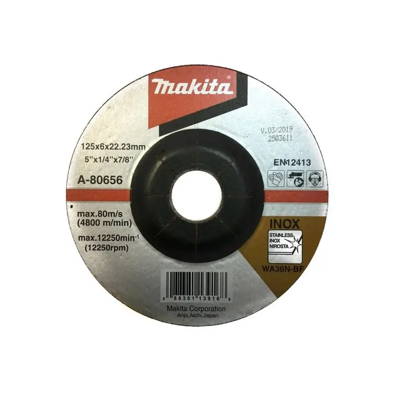 GRINDING DISC METAL 125X6MM MAKITA
