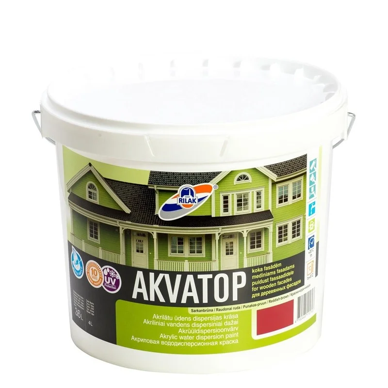 PAINT AKVATOP REDDISH-BROWN3.6L