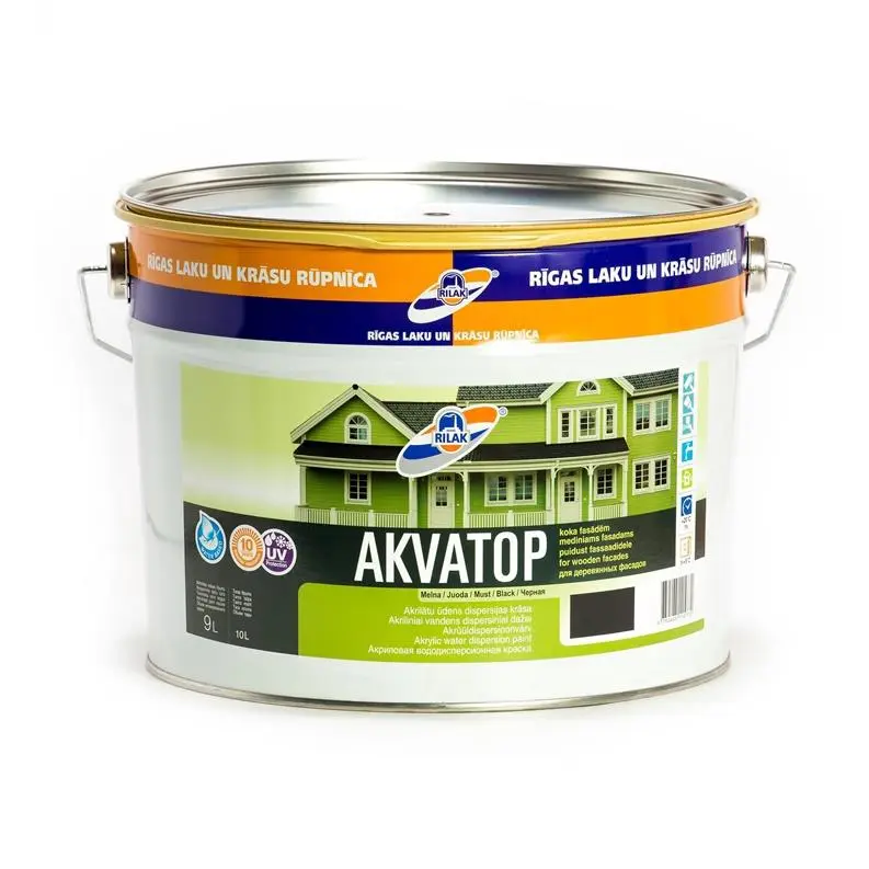 PAINT AKVATOP BLACK 9L