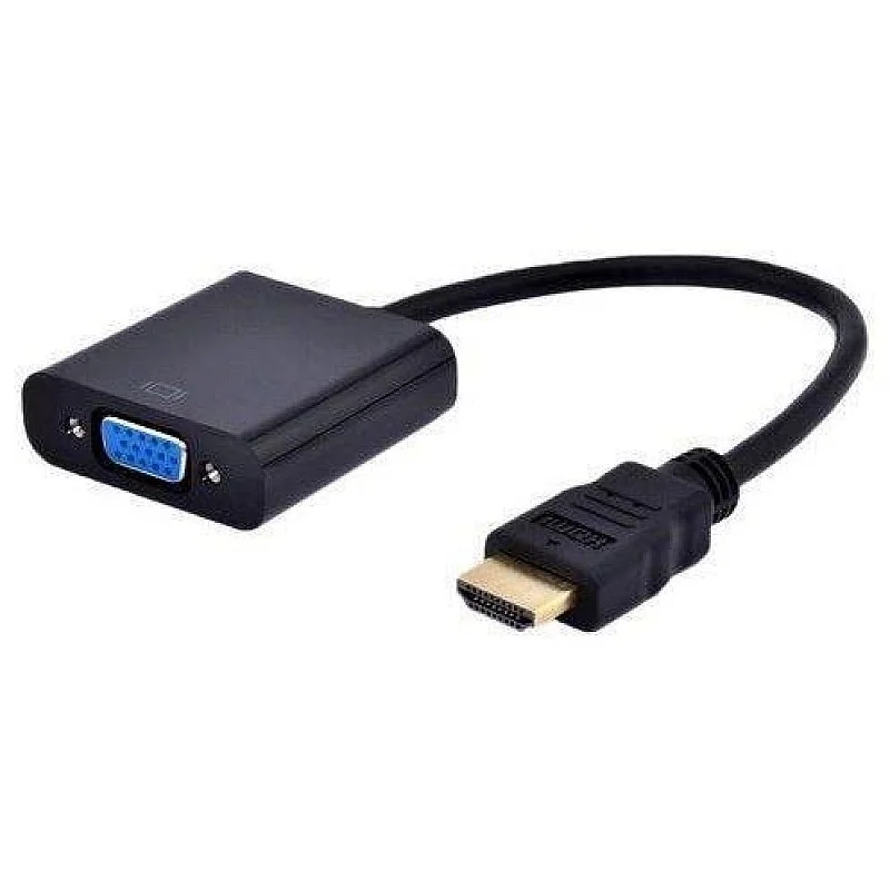Adapteris GEMBIRD HDMI M. VGA F. melns  A-HDMI-VGA-03 Adapteris GEMBIRD HDMI M. VGA F. melns  A-HDMI-VGA-03