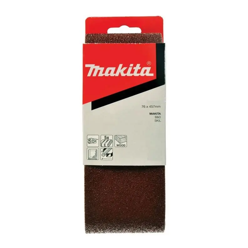 SANDING BELT 76X457 K40 5PCS