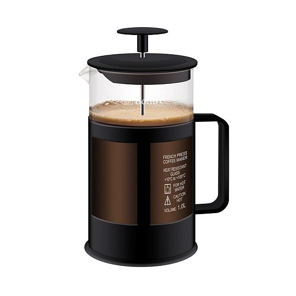 COFFEE-POT 1.0L GLASS BOLLIRE BR3104