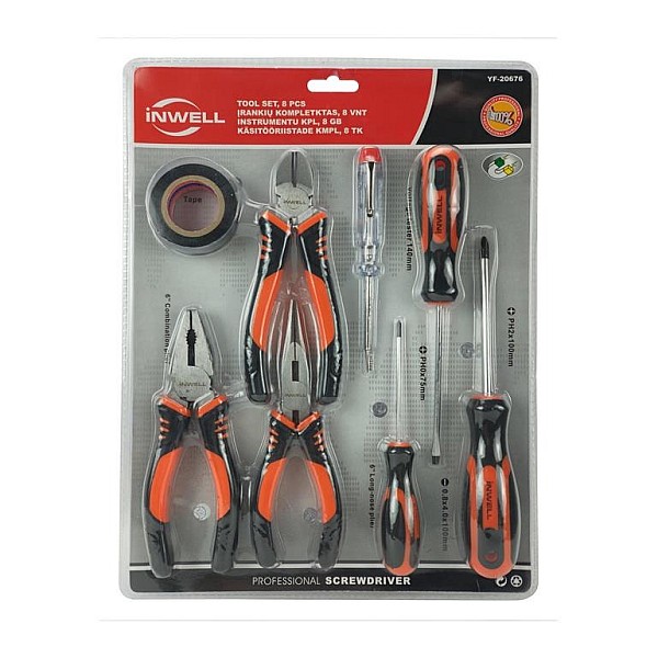 TOOL SET YF-20676 8PCS