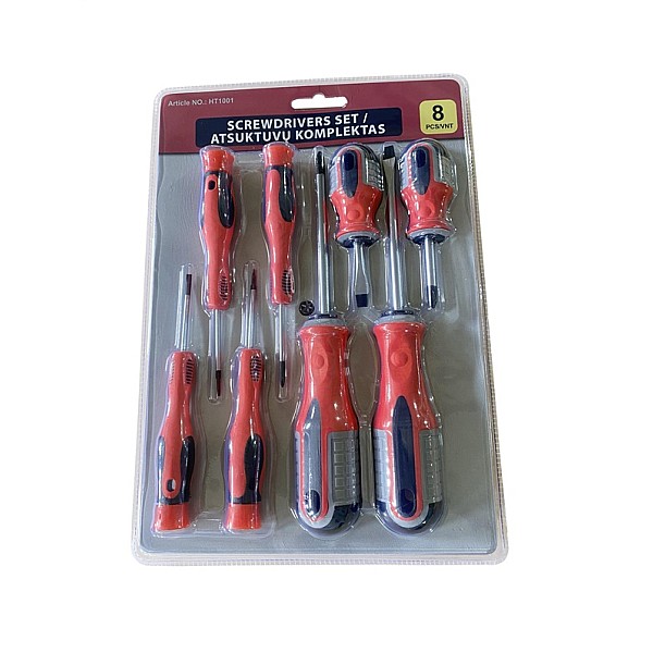 SCREWDRIVERS SET. 8 PCS