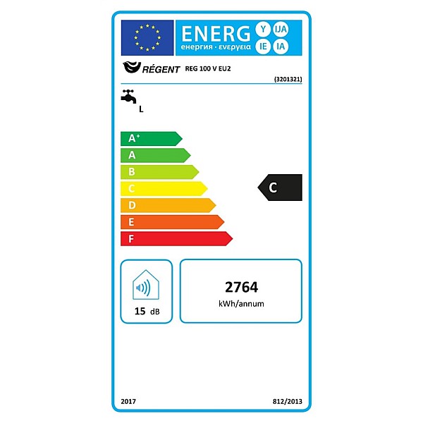 Vandens šildytuvas REGENT 100 V EU2. 95 l