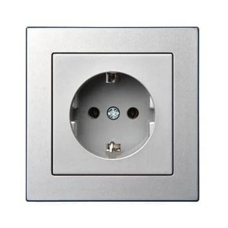 SOCKET WITH EARTHING. WITHOUT FRAME SOCKET WITH EARTHING. WITHOUT FRAME