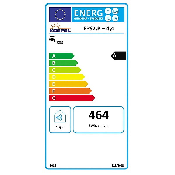 Momentinis vandens šildytuvas KOSPEL EPS2.P-4.4 PRISTER
