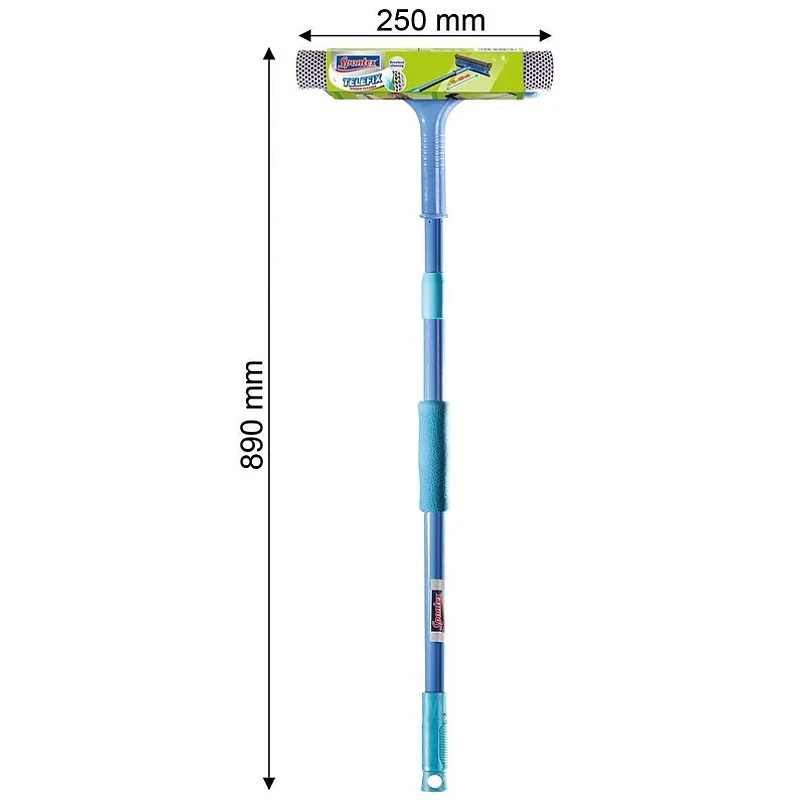 Langų valytuvas su teleskopiniu kotu Spontex Telefix. 120 cm Langų valytuvas su teleskopiniu kotu Spontex Telefix. 120 cm