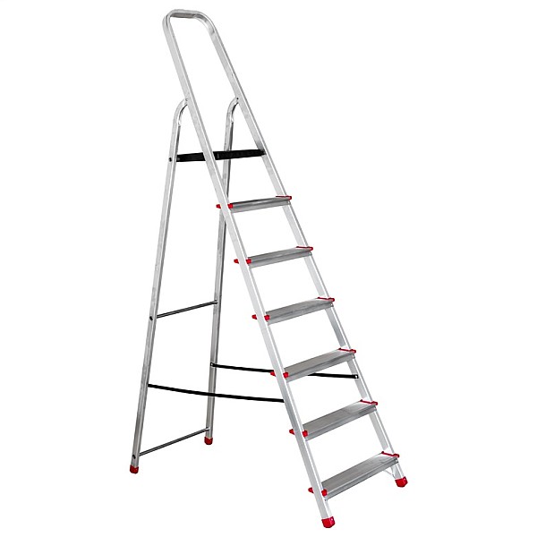 HOUSEHOLD LADDER HAUSHALT 7 STEPS