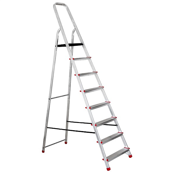 HOUSEHOLD LADDER HAUSHALT 8 STEPS