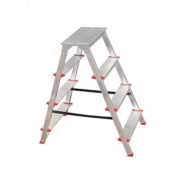 FOLDING STEP LADDER 4-STEPS ALUM