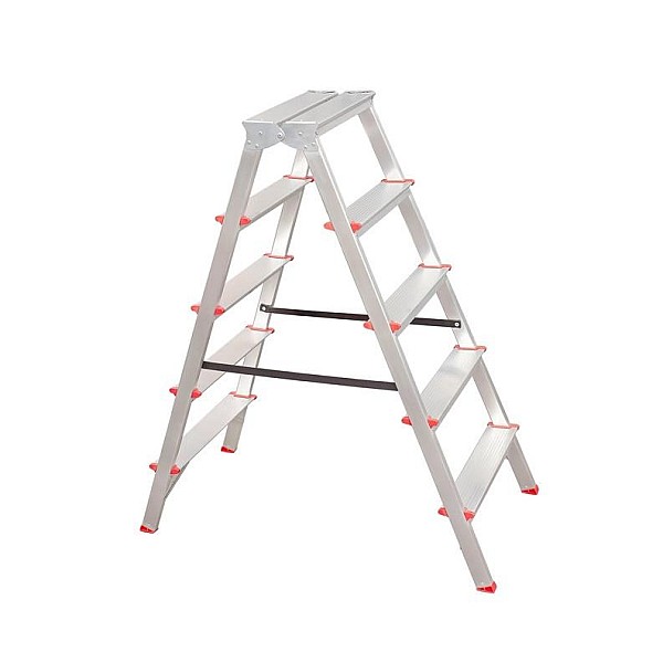 2-SIDED ALUMINIUM FOLDING STAIRS 5-STEP