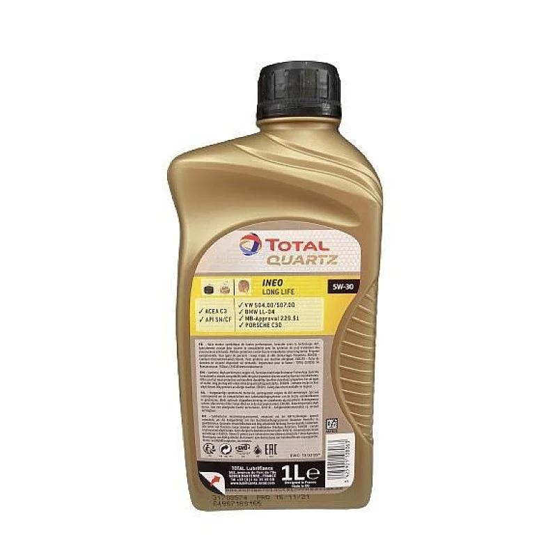 MOTOREIIA TOTAL Q INEO LONG LIFE 5W-30 MOTOREIIA TOTAL Q INEO LONG LIFE 5W-30