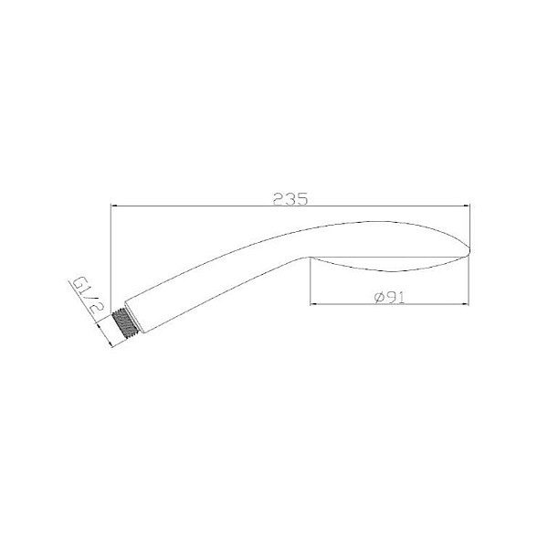 SHOWER HEAD ISA D1950C