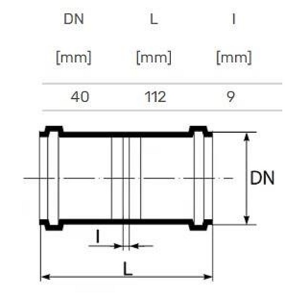 JOINT PP D40 WHITE PP