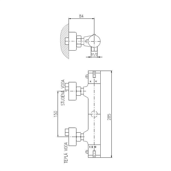 SHOWER FAUCET DTRM80.5