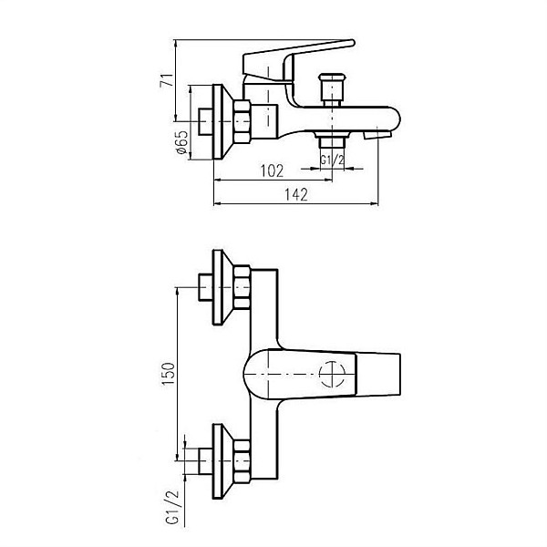 BATH FAUCET COLORADO DCO154.5