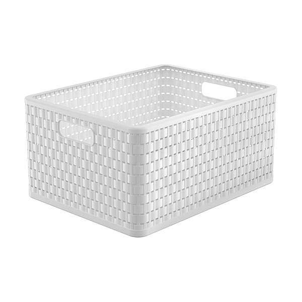 STORAGE BOX COUNTRY A4 PLUS 28L WHITE