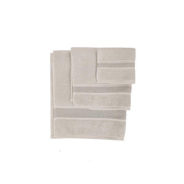 TOWEL 30X50CM MARIAM LIGHT GREY