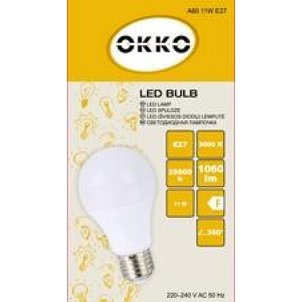 SP. LED A60 11W E27 830 FR 1055LM 15KH (OKKO)